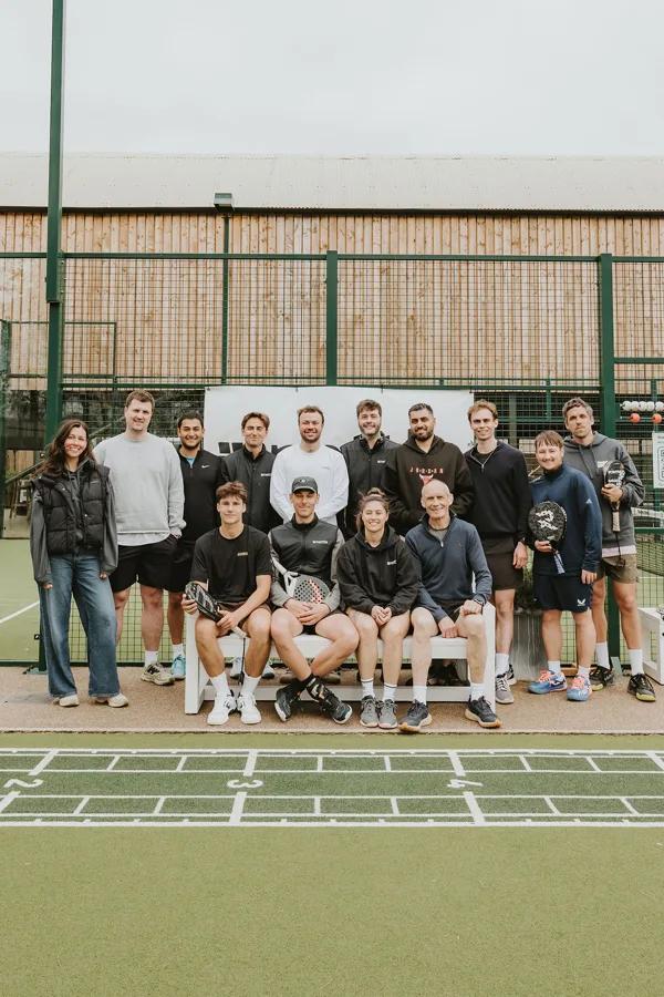 The Nettla team together on court