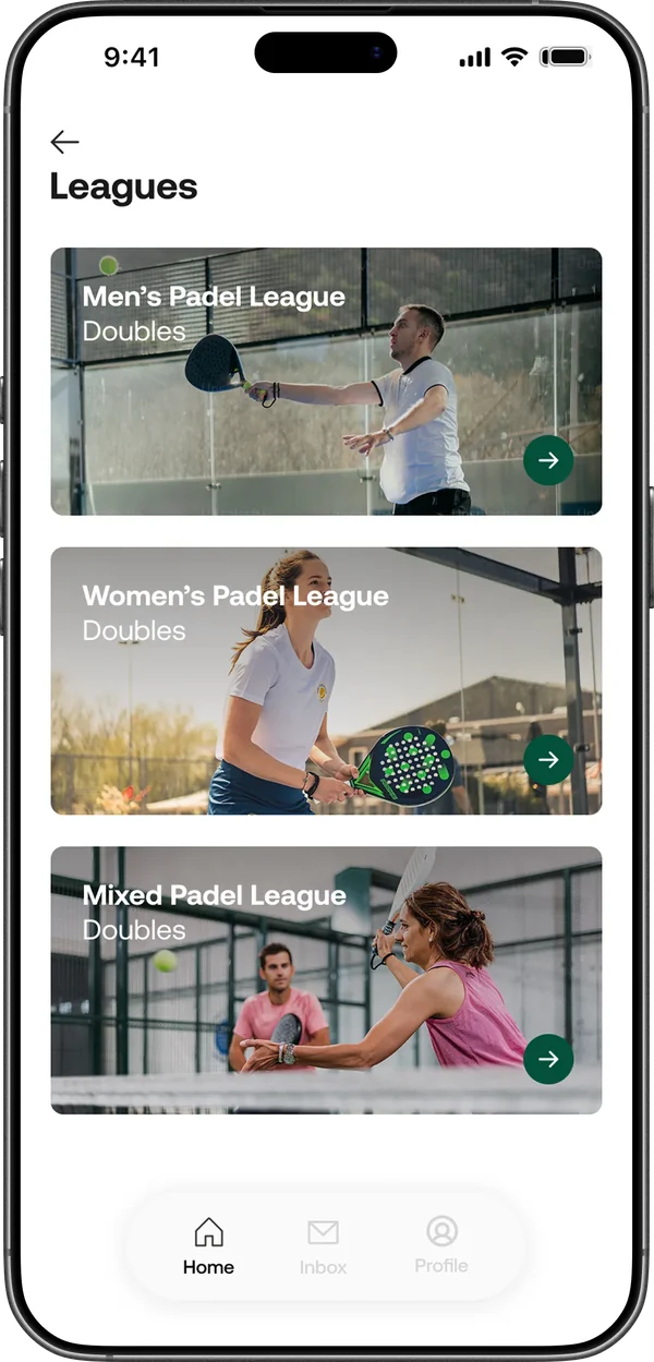 List of leagues in the app